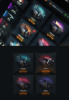Best Skins Szablon otwartych skrzynek CSGO